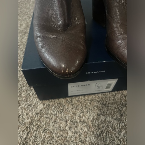 Flash Sale!!!! Cole Haan Brown Booties - Picture 2 of 5